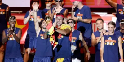 España fiesta título mundial Cibeles