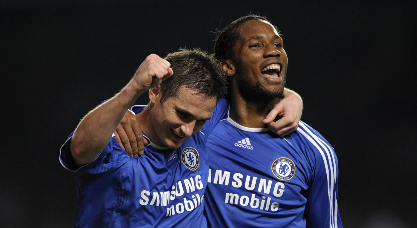 Lampard y Drogba Chelsea