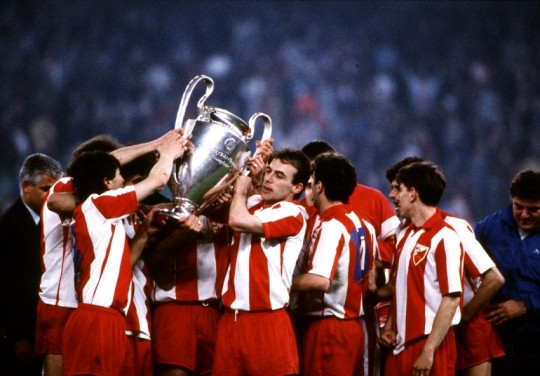 Estrella Roja campeón Champions 1991