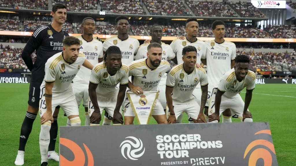 Real Madrid - alineación - Primera división