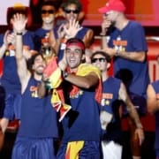 España fiesta título mundial Cibeles